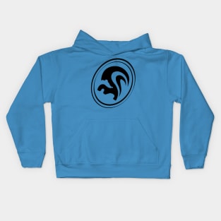 Weasel Negative Space Kids Hoodie